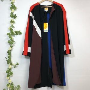 C&C CALIFORNIA | color block long duster jacket